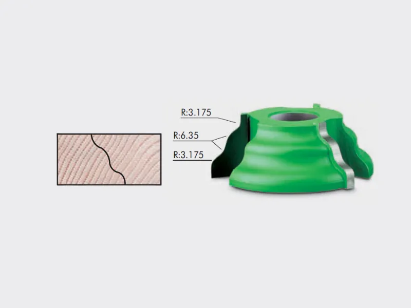 Reversible Detail-Wave (Clockwise Rotation)